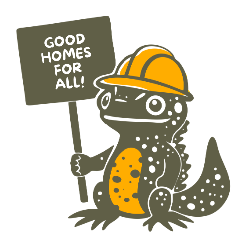 Our North Finchley Newt Mascott Logo